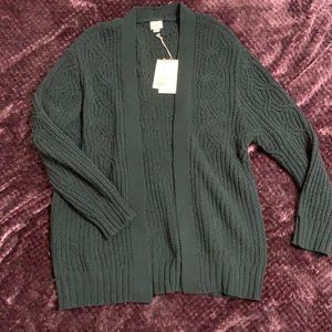 NWT Chenille cardigan